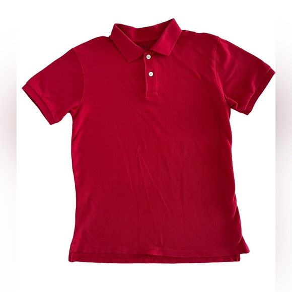 The Children’s Place Boys Short Sleeve Polo Shirt, Red, Size L (10/12) - Picture 1 of 6